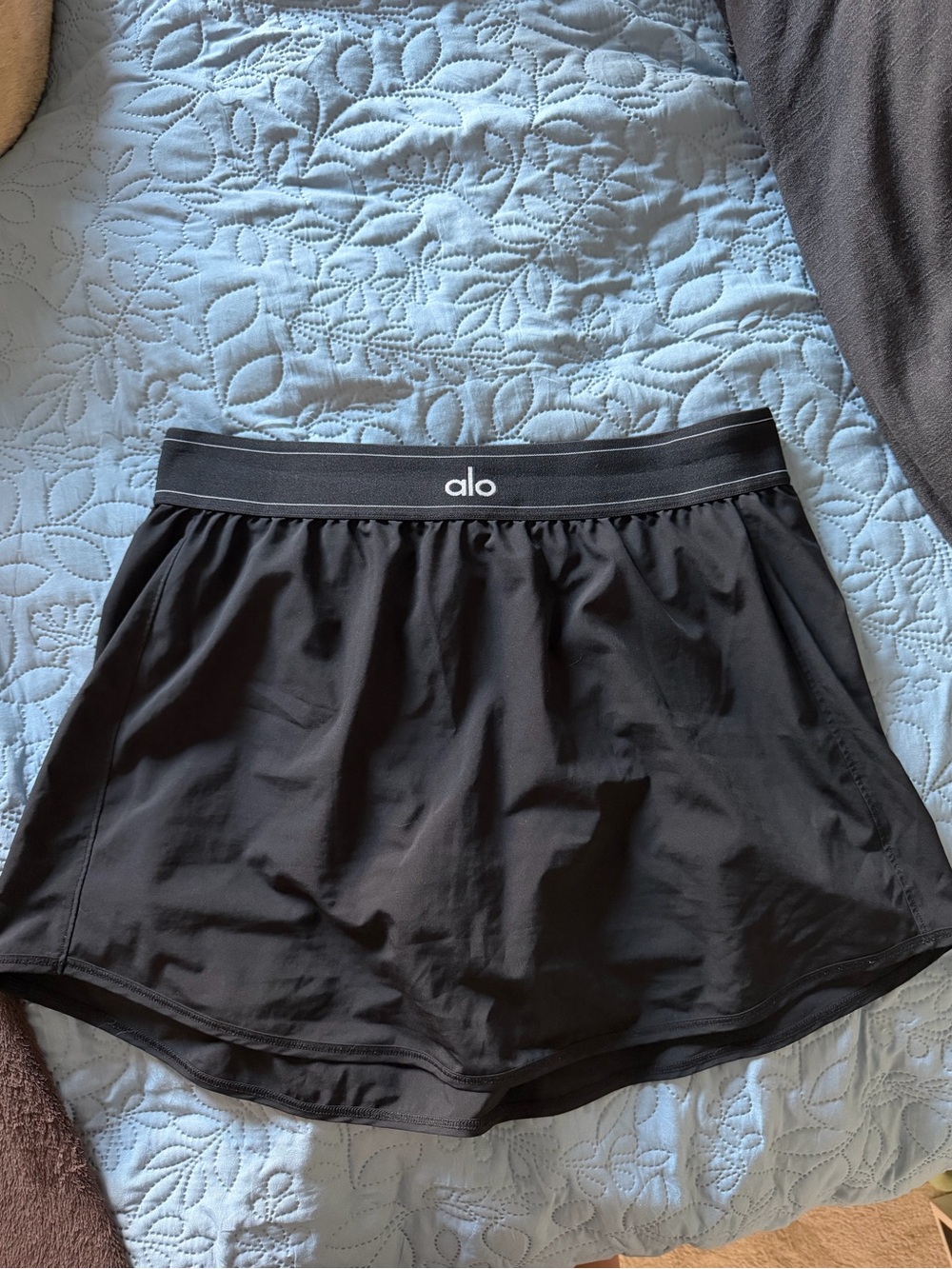 Alo Yoga Match Point Tennis Skirt – Black – Size Large